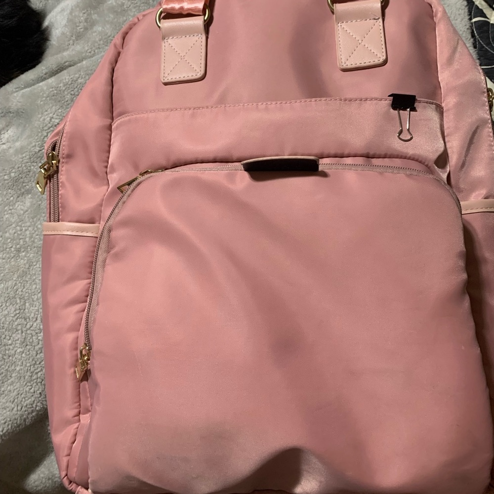 Pink backpack